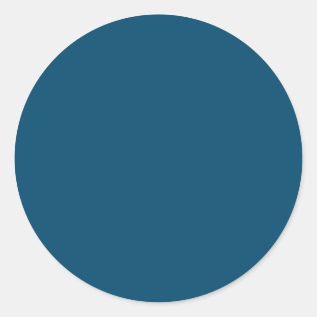 Dull Blue, Dusky Blue, Faded Jade, Runder Aufkleber (Vorderseite)