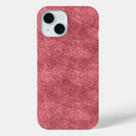 Dull Red Denim Pattern Case-Mate iPhone Hülle