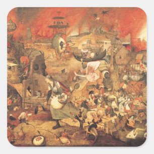 Dulle Griet 1564 Quadratischer Aufkleber