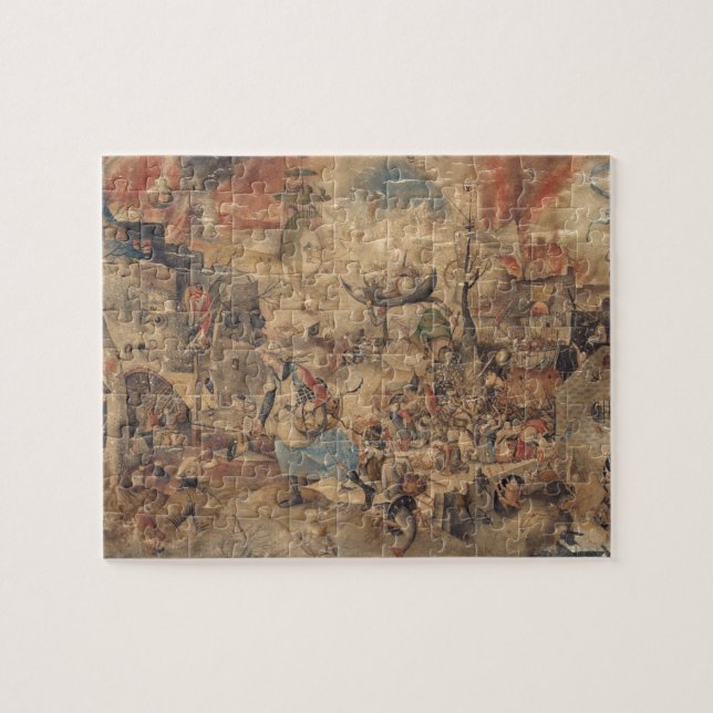 Dulle Griet (Mad Meg) von Pieter Bruegel Puzzle (Horizontal)