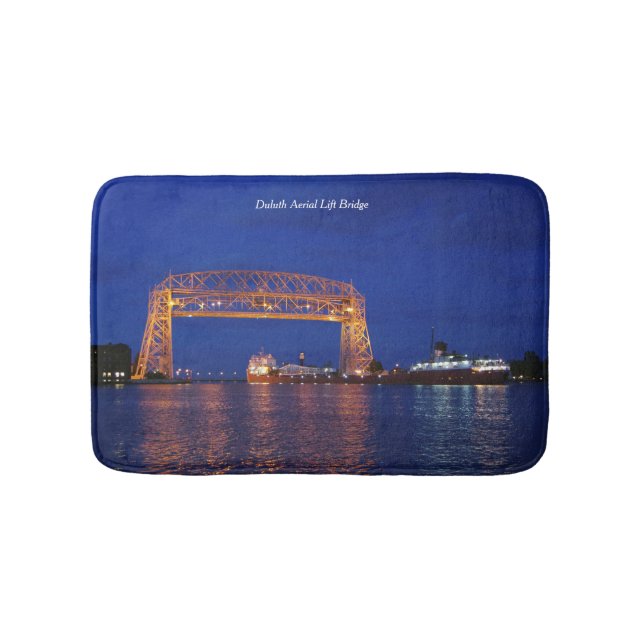 Duluth Aerial Lift Bridge & John G. Munson Badematte (Vorderseite)