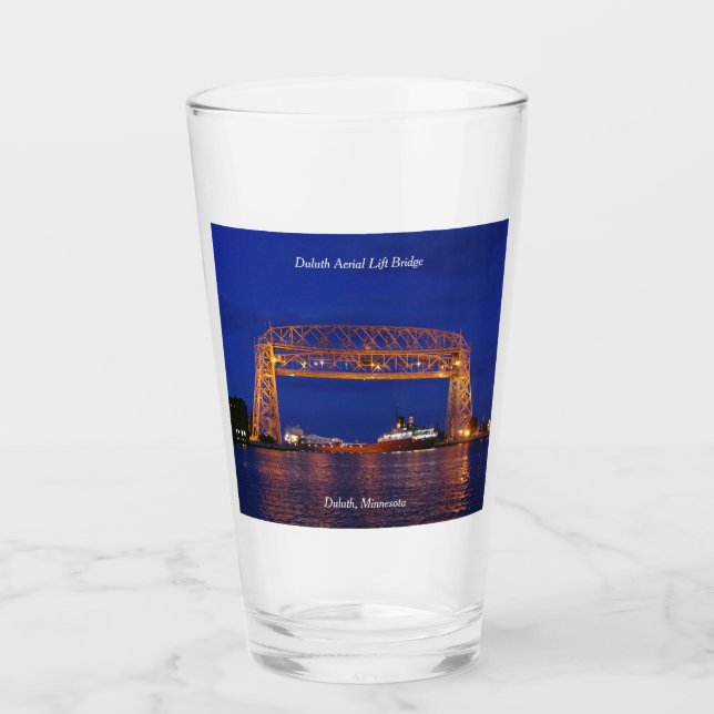 Duluth Aerial Lift Bridge & John G. Munson Glas (Vorderseite)