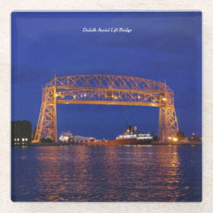 Duluth Aerial Lift Bridge & John G. Munson Glasuntersetzer