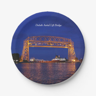 Duluth Aerial Lift Bridge & John G. Munson Pappteller
