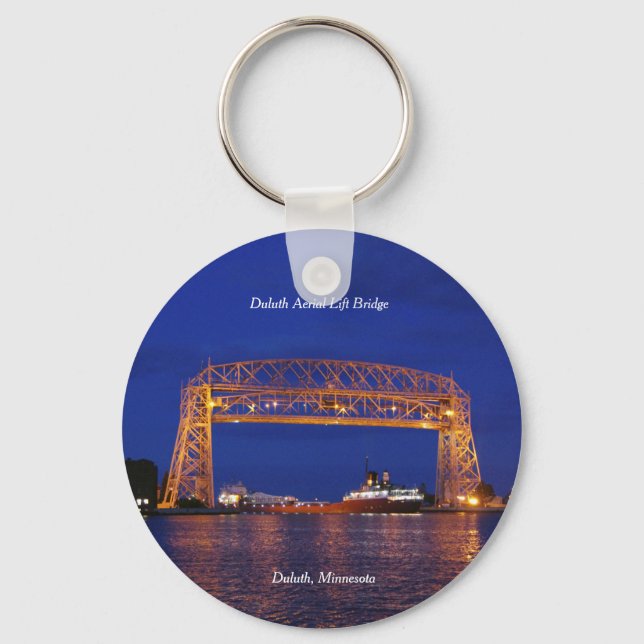 Duluth Aerial Lift Bridge & John G. Munson Schlüsselanhänger (Vorderseite)