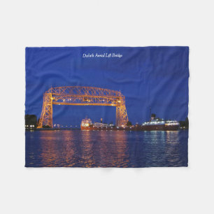 Duluth Air Lift Bridge & John G. Munson Fleecedecke