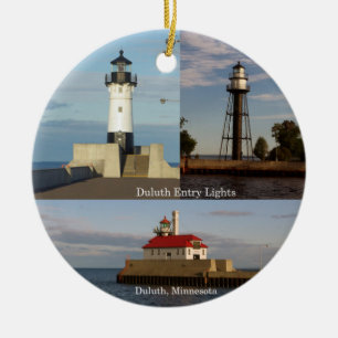 Duluth Entry Lights Circle Ornament