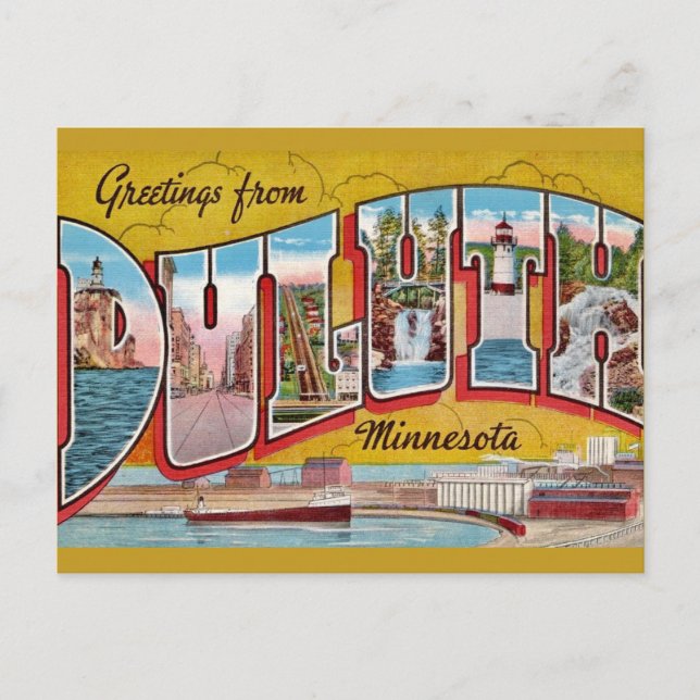 Duluth-Grußpostkarte  Postkarte (Vorderseite)