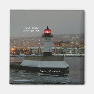 Duluth-Hafen-Nordpier-Lichtmagnet Magnet