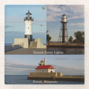 Duluth Harbour Entry Lights Untersetzer