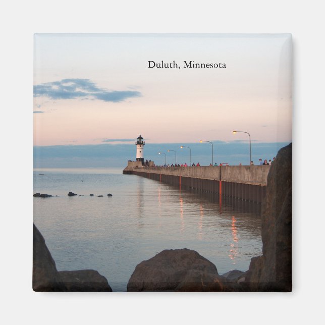 Duluth Harbour North Pier Light Magnet Duluth, MN (Vorne)