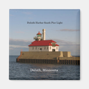 Duluth Harbour South Pier Light Magnet