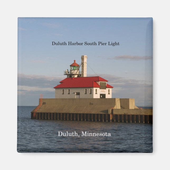 Duluth Harbour South Pier Light Magnet (Vorne)
