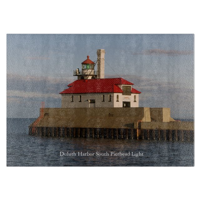 Duluth Harbour South Pierhead Light Schneidebrett (Vorderseite)