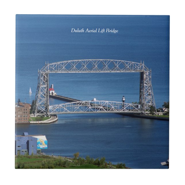 Duluth Luftbrücke Fliese (Vorderseite)