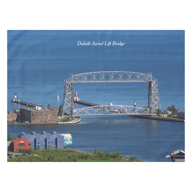 Duluth Luftbrücke Tischtuch Tischdecke (Vorderseite (Horizontal))