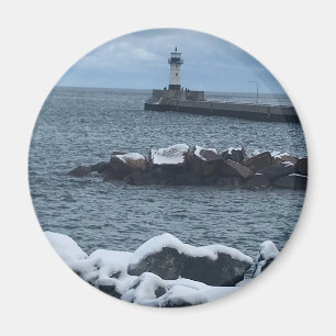 Duluth Minnesota Lake Superior Kanalpark  Magnet