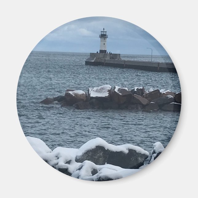 Duluth Minnesota Lake Superior Kanalpark  Magnet (Vorne)