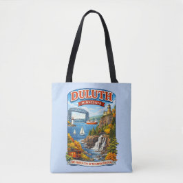 Duluth, Minnesota Souvenir Tote Bag, North Shore