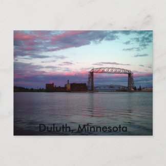 Duluth, MN Postkarte