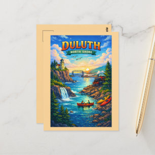 Duluth North Shore Minnesota Personalisierte Postk Postkarte