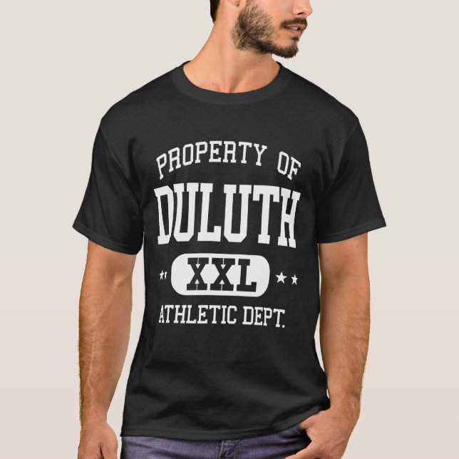 Duluth Retro Athletic Property Dept T-Shirt (Vorderseite)