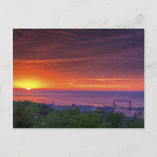 Duluth Sunrise Postkarte