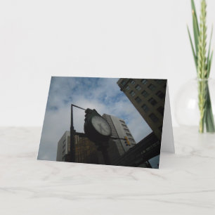 "Duluth-Uhr im Winkel" Geburtstagskarte Karte