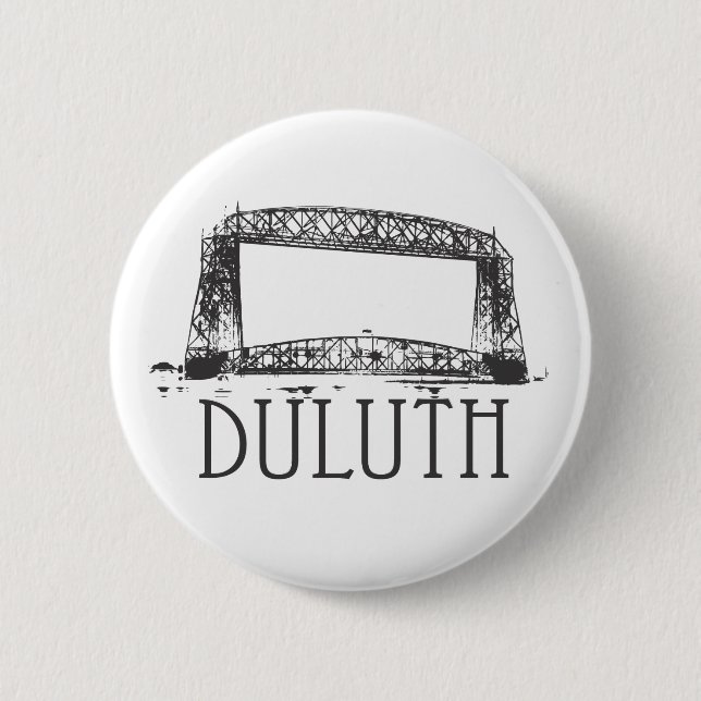 Duluthluftaufzug-Brücke Button (Vorderseite)