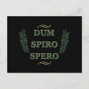 Dum spiro spero postkarte