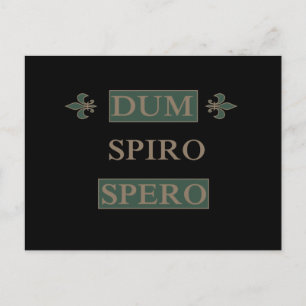 Dum spiro spero postkarte