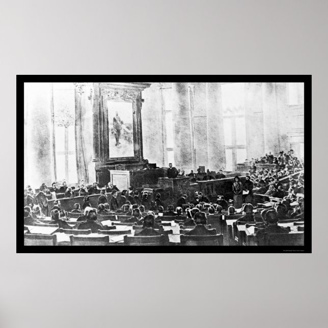 Duma von Bolschewik Russland 1917 Poster (Vorne)