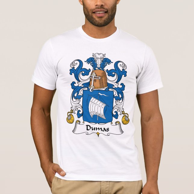 Dumas-Familienwappen T-Shirt (Vorderseite)
