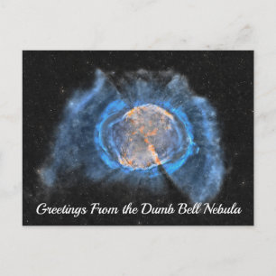 Dumb Bell Nebula Postcard Postkarte