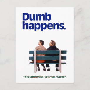 Dumb   Dumb Happens Postkarte