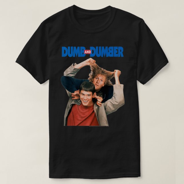 Dumb und Dumber Key Art Zip T-Shirt (Design vorne)