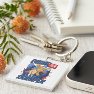 Dumb und Trump Schlüsselanhänger