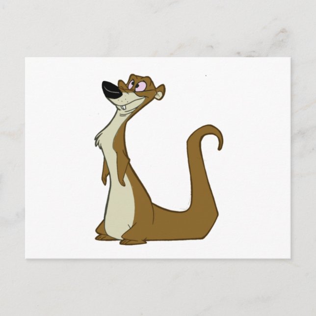 Dumb Weasel Postkarte (Vorderseite)