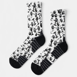 Dumbell Barbell Socks Socken