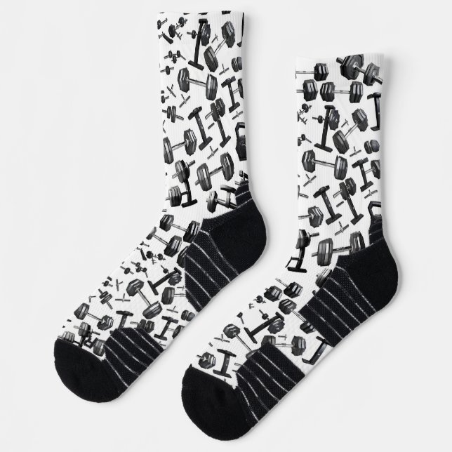 Dumbell Barbell Socks Socken (Links)