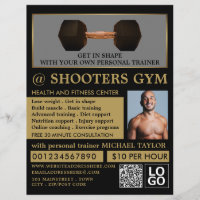 Dumbell Gewicht, Personal Trainer, Gymnastikwerbun