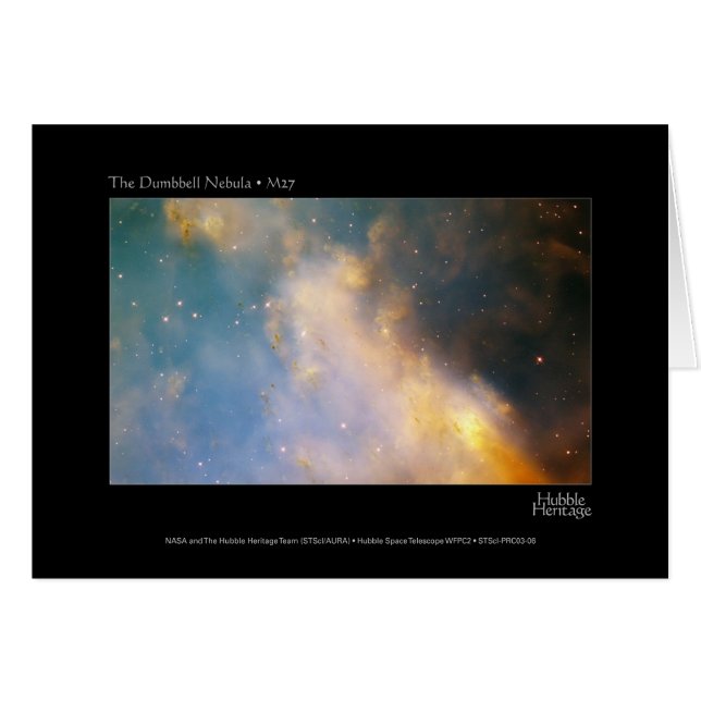 Dumbell Nebula M27 Hubble Teleskop (Vorderseite (Horizontal))