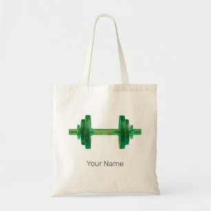 Dumbell Retro Bodybuilder Gym Fitness oder Trainer Tragetasche
