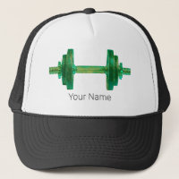 Dumbell Retro Bodybuilder Gym Fitness oder Trainer