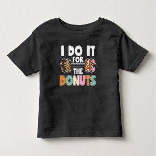 Dumbell Weightheben Donut Dessous Gym Workout Kleinkind T-shirt