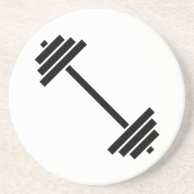 Dumbells Getränkeuntersetzer (Vorne)