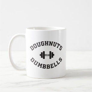 Dumbells und Doughnut - Funny Gym Workout Tasse