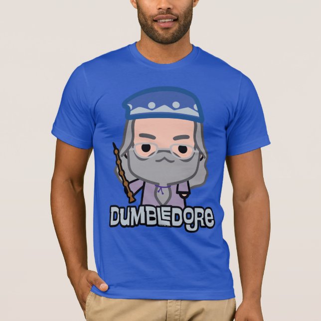 Dumbledore Cartoon-Charakter-Kunst T-Shirt (Vorderseite)