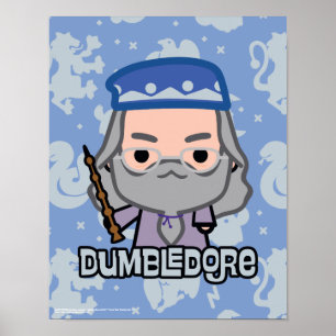 Dumbledore Cartoon-Figur-Kunst Poster