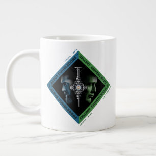 Dumbledore & Grindlewald Bluttroth Grafik Jumbo-Tasse